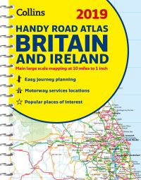 Book Cover for 2019 Collins Handy Road Atlas Britain by Collins Maps