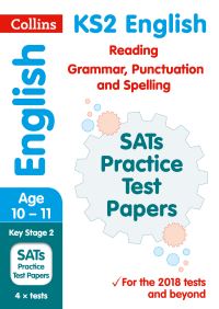 Book Cover for KS2 English Reading and SPAG SATs Practice Test Papers by 