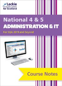 Book Cover for National 4/5 Administration and IT Course Notes by Kathryn Pearce, Carol Ann Taylor