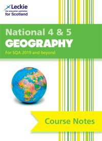 Book Cover for National 4 & 5 Geography Course Notes by Patricia Coffey