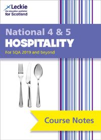 Book Cover for National 4 & 5 Hospitality Course Notes by Edna Hepburn, Lynn Smith