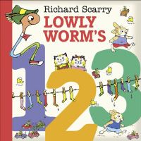 Book Cover for Lowly Worm's 123 by Lydia Barram, Nicola Carthy, Huck Scarry