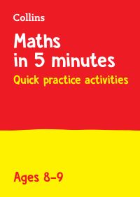 Book Cover for Maths in 5 Minutes A Day Age 8-9 by Collins KS2