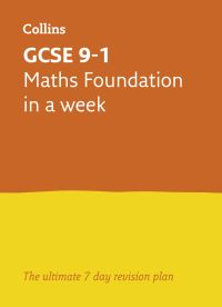 Book Cover for Gcse 9-1 Maths Foundation in a Week by Fiona C Mapp