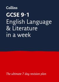Book Cover for GCSE 9-1 English in a Week by Ian Kirby