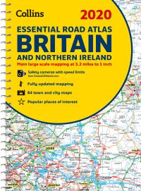 Book Cover for 2020 Collins Essential Road Atlas Britain and Northern Ireland by Collins Maps