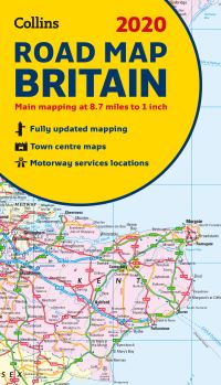 Book Cover for 2020 Collins Map of Britain by Collins Maps