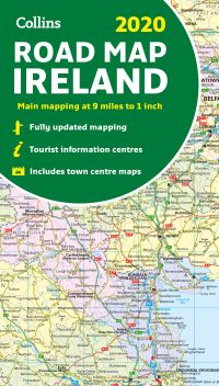 Book Cover for 2020 Collins Map of Ireland by Collins Maps