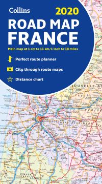 Book Cover for 2020 Collins Map of France by Collins Maps