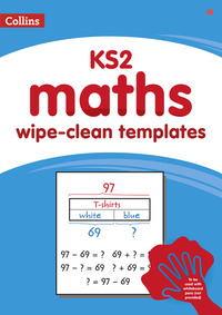 Book Cover for KS2 Wipe-Clean Maths Templates by Collins