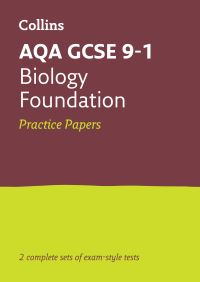 Book Cover for AQA GCSE 9-1 Biology. Foundation Practice Test Papers by 