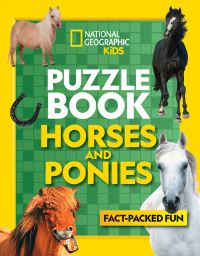 Book Cover for Puzzle Book Horses and Ponies by National Geographic Kids