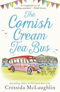 Book Cover for The Cornish Cream Tea Bus by Cressida McLaughlin