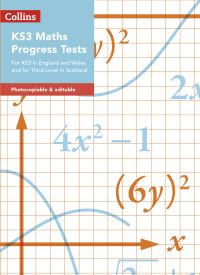 Book Cover for KS3 Maths Progress Tests by Chris Pearce