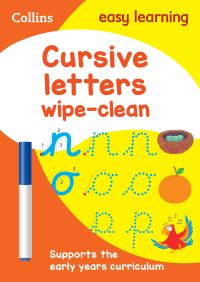 Book Cover for Cursive Letters Age 3-5 Wipe Clean Activity Book by Collins Easy Learning