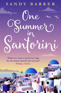 Book Cover for One Summer in Santorini by Sandy Barker