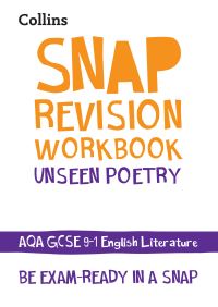 Book Cover for AQA Unseen Poetry Anthology Workbook by Collins GCSE