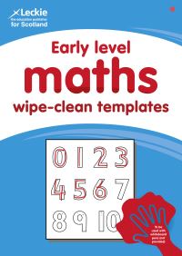 Book Cover for Early Level Wipe-Clean Maths Templates for CfE Primary Maths by Leckie