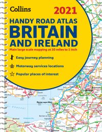 Book Cover for 2021 Collins Handy Road Atlas Britain and Ireland by Collins Maps