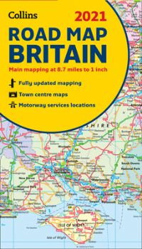 Book Cover for GB Map of Britain 2021 by Collins Maps