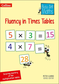 Book Cover for Fluency in Times Tables by Peter Clarke