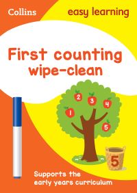 Book Cover for First Counting Age 3-5 Wipe Clean Activity Book by Collins Easy Learning