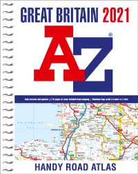 Book Cover for Great Britain A-Z Handy Road Atlas 2021 by AûZ maps