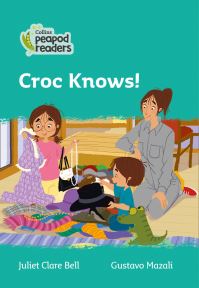 Book Cover for Croc Knows by Juliet Clare Bell