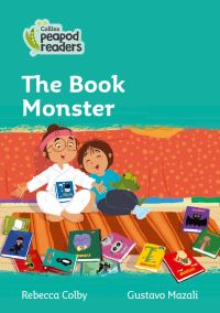 Book Cover for The Book Monster by Rebecca Colby