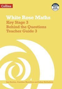 Book Cover for Maths Behind the Questions. 3 Teacher Guide by Ian Davies, Caroline Hamilton, Sahar Shillabeer
