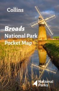 Book Cover for Broads National Park Pocket Map by National Parks UK, Collins Maps