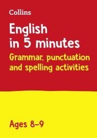 Book Cover for English in 5 Minutes a Day Age 8-9 by Collins KS2