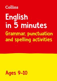 Book Cover for English in 5 Minutes a Day Age 9-10 by Collins KS2
