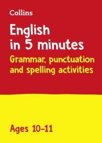 Book Cover for English in 5 Minutes a Day Age 10-11 by Collins KS2