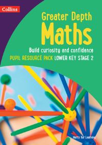 Book Cover for Greater Depth Maths. Years 3 and 4. Pupil Resources by 