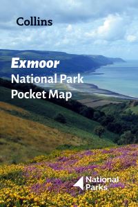 Book Cover for Exmoor National Park Pocket Map by National Parks UK, Collins Maps