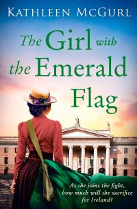 Book Cover for The Girl With the Emerald Flag by Kathleen McGurl