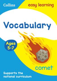 Book Cover for Vocabulary Activity Book. Ages 5-7 by 