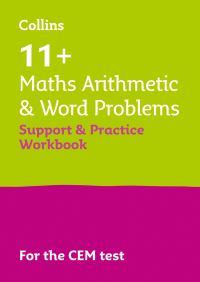 Book Cover for 11+ Maths Arithmetic and Word Problems Support and Practice Workbook by Collins 11+, Teachitright
