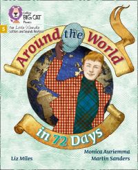 Book Cover for Around the World in 72 Days by Liz Miles