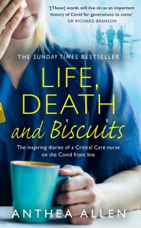 Book Cover for Life, Death and Biscuits by Anthea Allen
