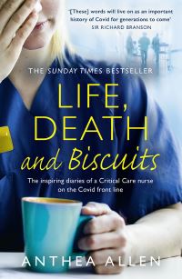 Book Cover for Life, Death and Biscuits by Anthea Allen