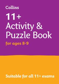 Book Cover for 11+ Activity and Puzzle Book for Ages 8-9 by Collins 11+