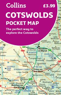 Book Cover for Cotswolds Pocket Map by Collins Maps