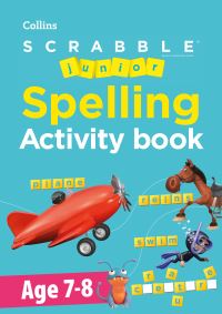 Book Cover for SCRABBLE™ Junior Spelling Activity Book Age 7-8 by Collins Scrabble