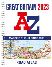 Book Cover for Great Britain A-Z Road Atlas 2023 by AZ Maps