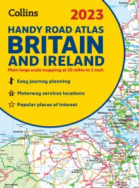 Book Cover for 2023 Collins Handy Road Atlas Britain and Ireland by Collins Maps
