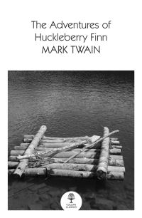 Book Cover for The Adventures of Huckleberry Finn by Mark Twain