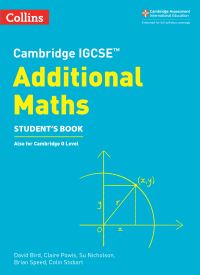 Book Cover for Cambridge IGCSE Additional Maths. Student's Book by David Bird