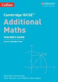 Book Cover for Cambridge IGCSE Additional Maths. Teacher's Guide by David Bird